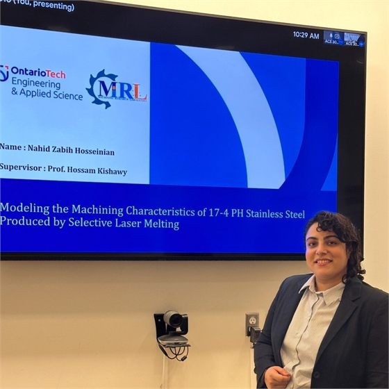 Nahid Hosseinian MASc Defense, Ontario Tech University, August 2025